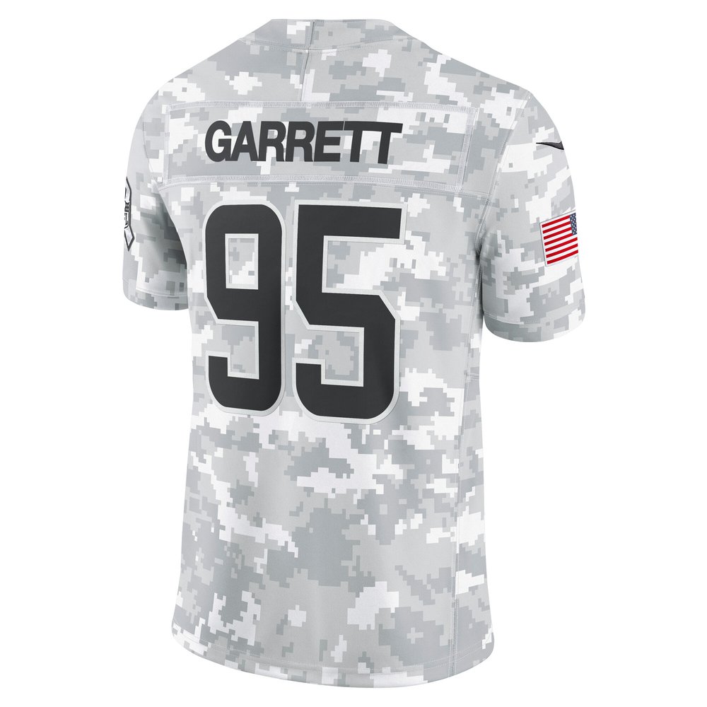 Men's Cleveland Browns Myles Garrett Arctic Camo 2024 Salute to Service Limited Jersey Men's Cleveland Browns Myles Garrett Arctic Camo 2024 Salute to Service Limited Jersey