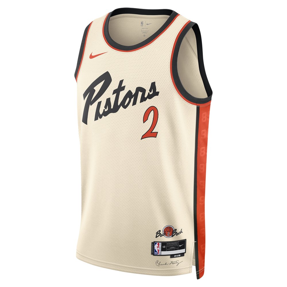 Unisex Detroit Pistons Cade Cunningham White 2024/25 Swingman Player Jersey - City Edition Unisex Detroit Pistons Cade Cunningham White 2024/25 Swingman Player Jersey - City Edition