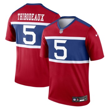 Men's New York Giants Kayvon Thibodeaux Century Red Alternate Legend Player Jersey Men's New York Giants Kayvon Thibodeaux Century Red Alternate Legend Player Jersey