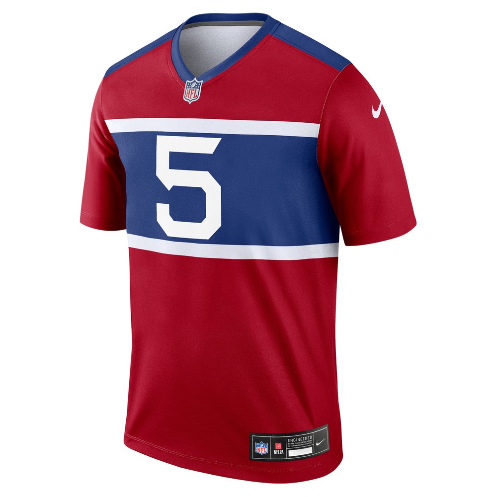 Men's New York Giants Kayvon Thibodeaux Century Red Alternate Legend Player Jersey Men's New York Giants Kayvon Thibodeaux Century Red Alternate Legend Player Jersey