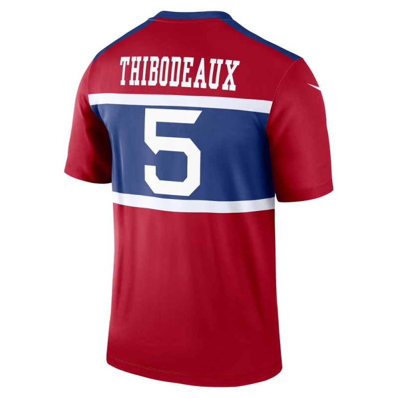 Men's New York Giants Kayvon Thibodeaux Nike Century Red Alternate Legend Player Jersey Men's New York Giants Kayvon Thibodeaux Nike Century Red Alternate Legend Player Jersey