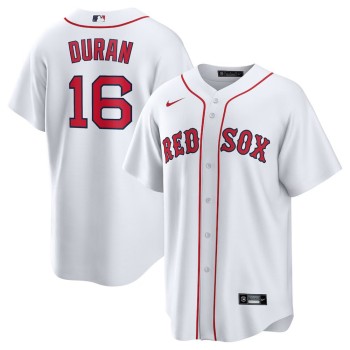 Men's Boston Red Sox #16 Jarren Duran Nike White Home Replica Player Jersey Men's Boston Red Sox #16 Jarren Duran Nike White Home Replica Player Jersey