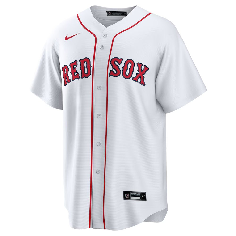 Men's Boston Red Sox #16 Jarren Duran Nike White Home Replica Player Jersey Men's Boston Red Sox #16 Jarren Duran Nike White Home Replica Player Jersey