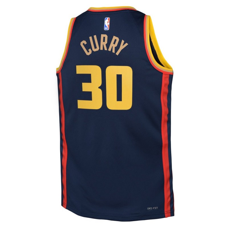 Youth Golden State Warriors Stephen Curry Nike Navy 2024/25 Swingman Player Jersey - City Edition Youth Golden State Warriors Stephen Curry Nike Navy 2024/25 Swingman Player Jersey - City Edition