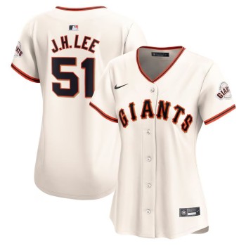 Women's San Francisco Giants #51 Jung Hoo Lee Nike Cream Home Limited Player Jersey Women's San Francisco Giants #51 Jung Hoo Lee Nike Cream Home Limited Player Jersey
