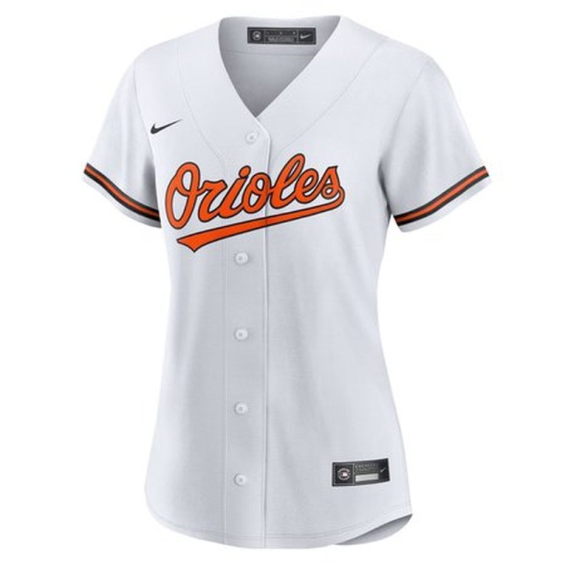 Women's Baltimore Orioles Adley Rutschman Nike White Home Replica Player Jersey Women's Baltimore Orioles Adley Rutschman Nike White Home Replica Player Jersey