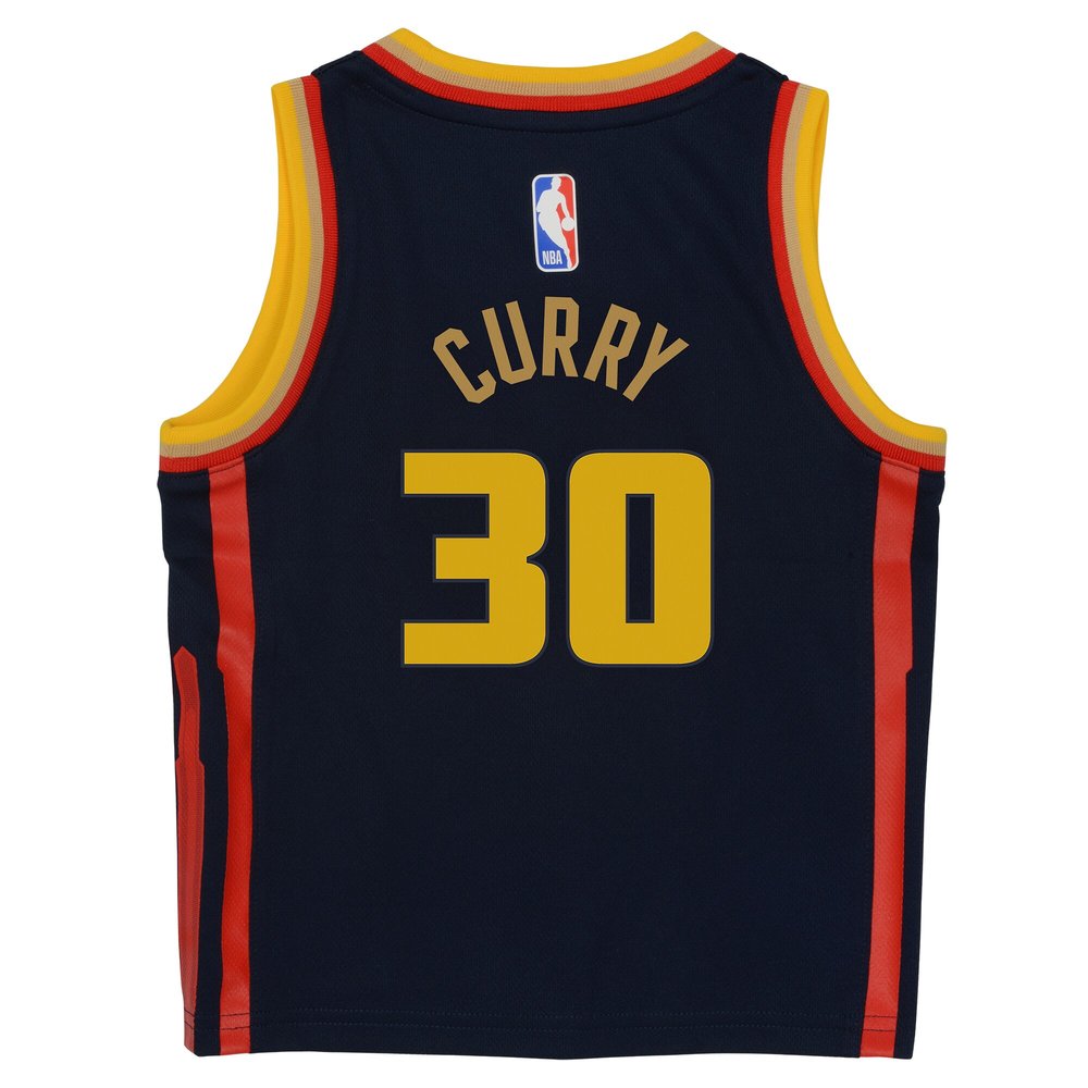 Toddler Golden State Warriors #30 Stephen Curry Navy 2024/25 Swingman Player City Edition Jersey Toddler Golden State Warriors #30 Stephen Curry Navy 2024/25 Swingman Player City Edition Jersey