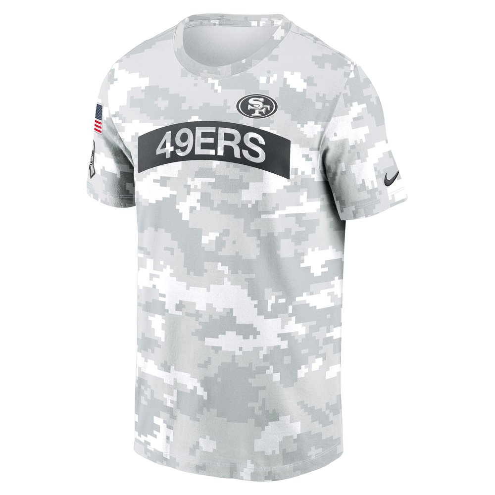 Men's San Francisco 49ers White 2024 Salute To Service Big & Tall Performance T-Shirt Men's San Francisco 49ers White 2024 Salute To Service Big & Tall Performance T-Shirt