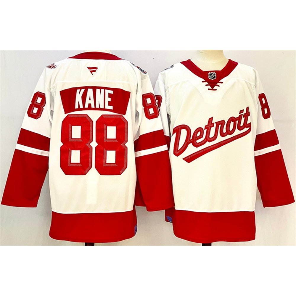 Youth Detroit Red Wings #88 Patrick Kane White/Red 2024-25 Stitched Jersey Youth Detroit Red Wings #88 Patrick Kane White/Red 2024-25 Stitched Jersey