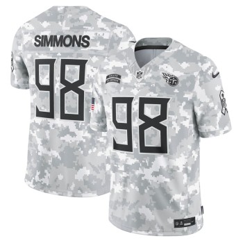 Men's Tennessee Titans Jeffery Simmons Arctic Camo 2024 Salute to Service Limited Jersey Men's Tennessee Titans Jeffery Simmons Arctic Camo 2024 Salute to Service Limited Jersey