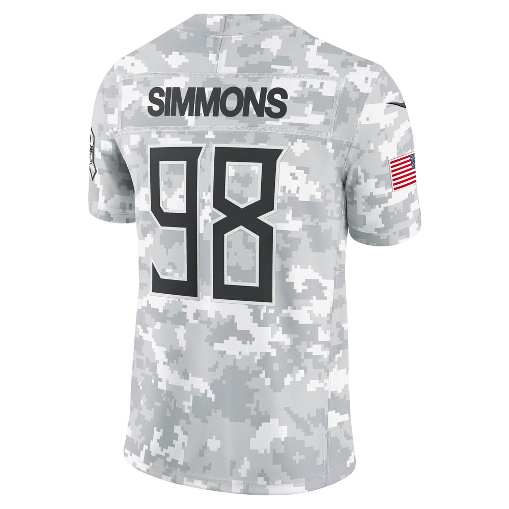 Men's Tennessee Titans Jeffery Simmons Arctic Camo 2024 Salute to Service Limited Jersey Men's Tennessee Titans Jeffery Simmons Arctic Camo 2024 Salute to Service Limited Jersey