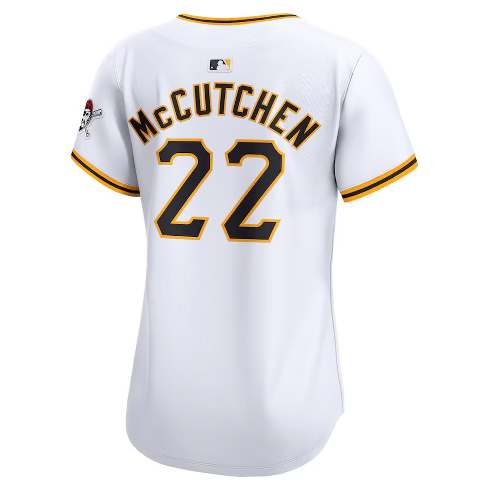 Women's Pittsburgh Pirates #22 Andrew McCutchen White Home Limited Player Jersey Women's Pittsburgh Pirates #22 Andrew McCutchen White Home Limited Player Jersey