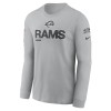 Men's Los Angeles Rams Nike Gray 2024 Salute To Service Long Sleeve T-Shirt