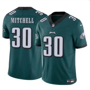 Youth Philadelphia Eagles #30 Quinyon Mitchell Green 2024 Draft F.U.S.E Vapor Untouchable Limited Stitched Football Jersey Youth Philadelphia Eagles #30 Quinyon Mitchell Green 2024 Draft F.U.S.E Vapor Untouchable Limited Stitched Football Jersey