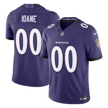 Youth Baltimore Ravens Olaivavega Ioane Purple 2026 NFL Draft Game Jersey