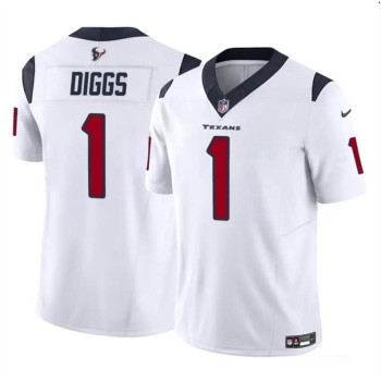 Men's Houston Texans #1 Stefon Diggs White 2024 F.U.S.E Vapor Untouchable Stitched Football Jersey Men's Houston Texans #1 Stefon Diggs White 2024 F.U.S.E Vapor Untouchable Stitched Football Jersey