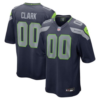Youth Seattle Seahawks Bud Clark Navy 2026 NFL Draft Game Jersey