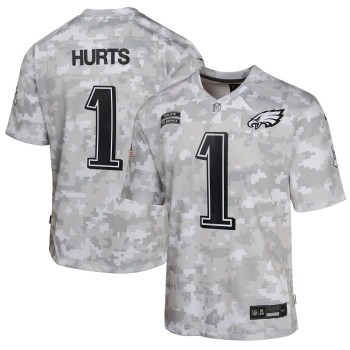 Youth Philadelphia Eagles #1 Jalen Hurts Arctic Camo 2024 Salute to Service Game Jersey Youth Philadelphia Eagles #1 Jalen Hurts Arctic Camo 2024 Salute to Service Game Jersey